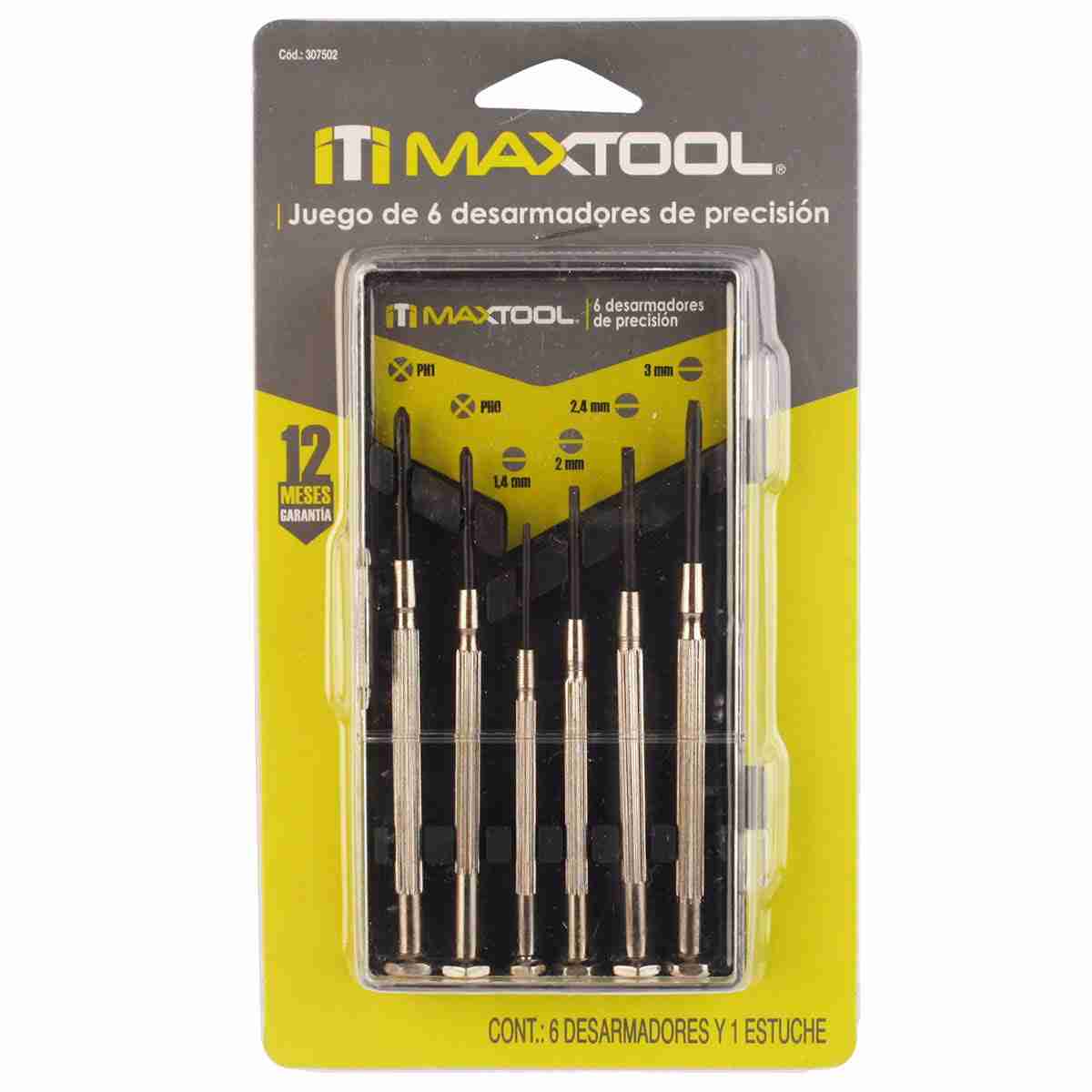 juego de desarmadores de presicion 6 pzs