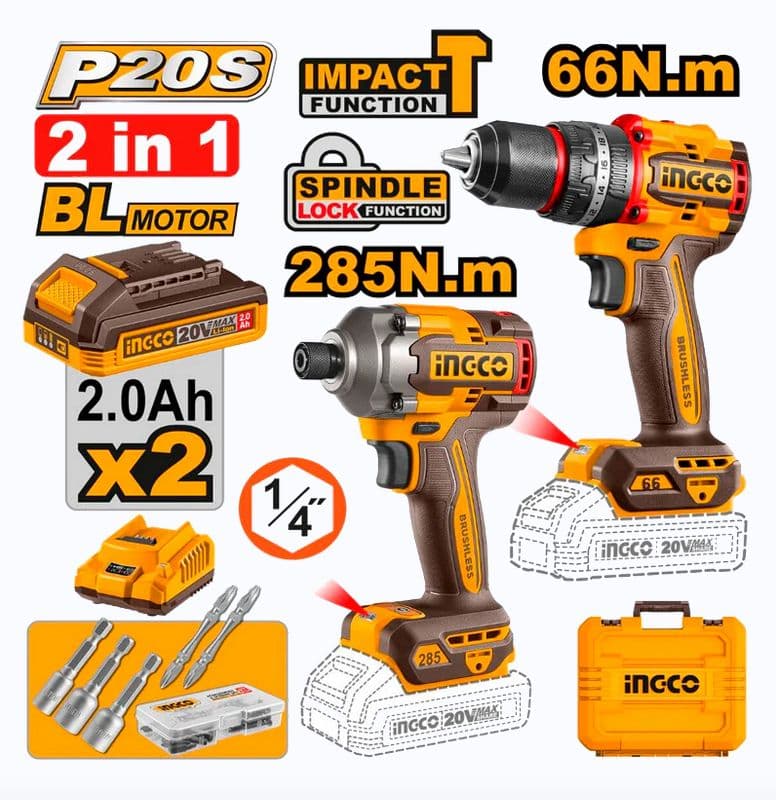 Combo taladro y atornillador de impacto